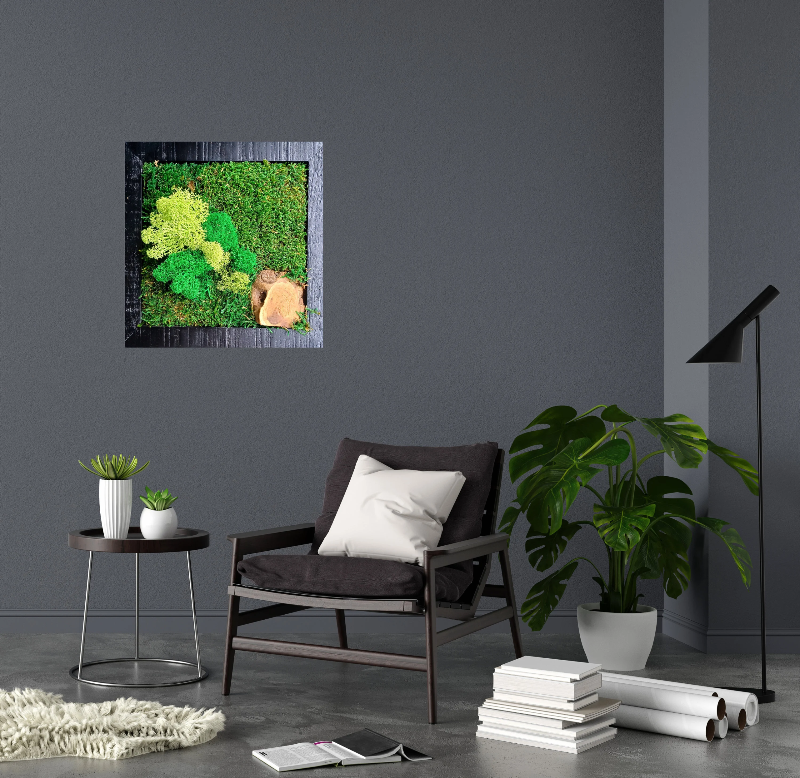 Bild Beispiel Moosbilder selber machen