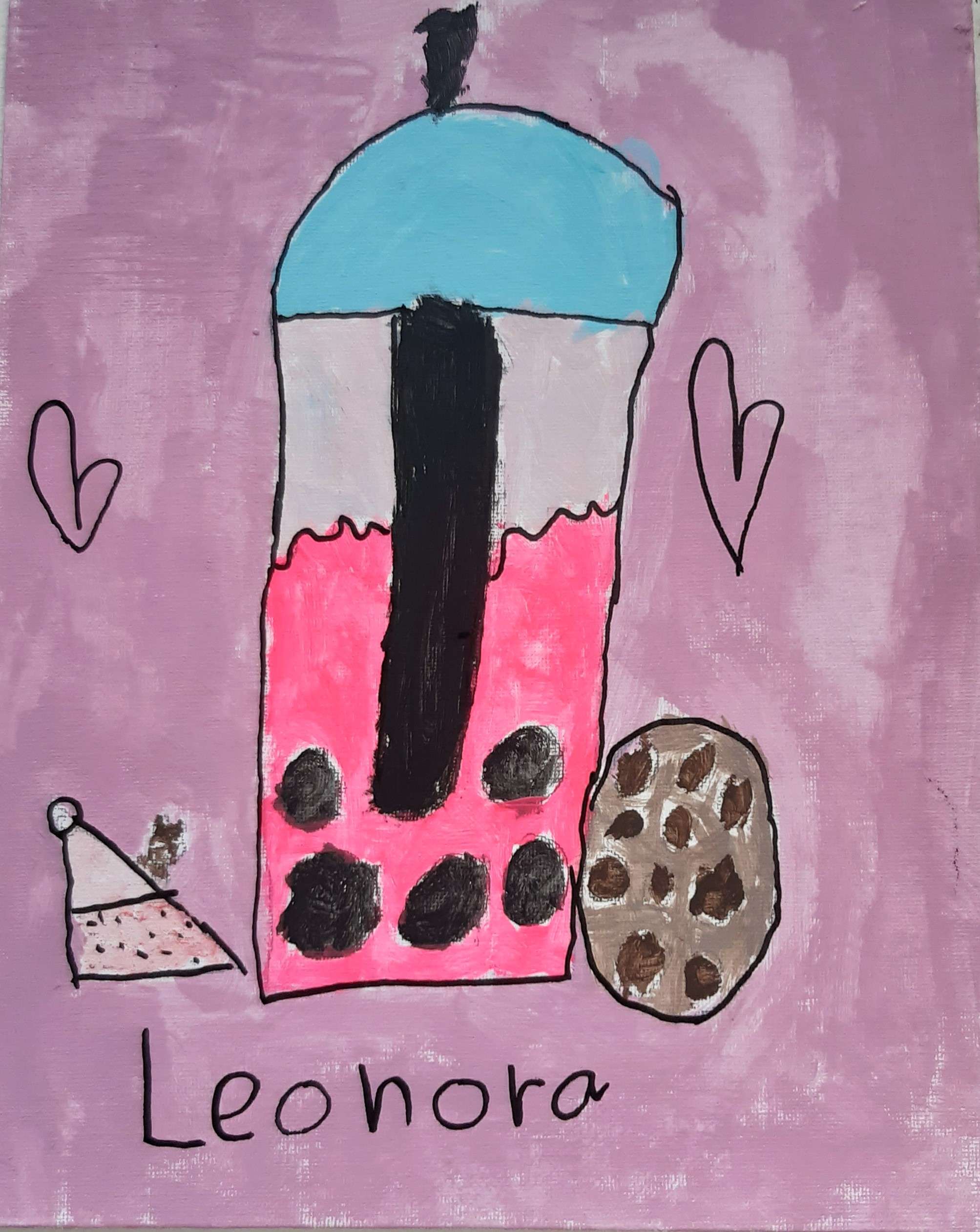 Von Leo gemalt. Bild 1 Kindermalkurs