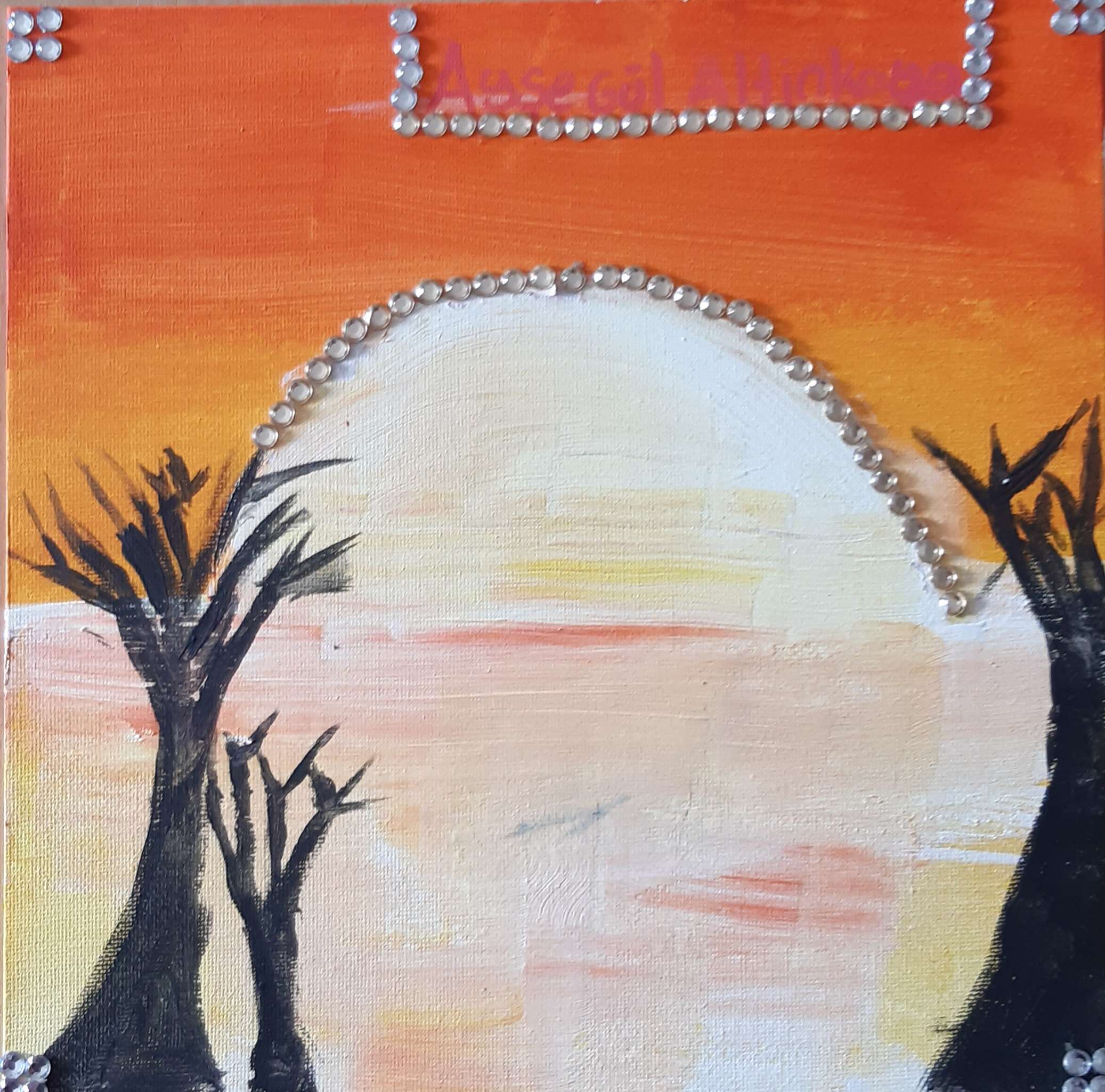 Kindermalkurs Gemälde Sonnenuntergang