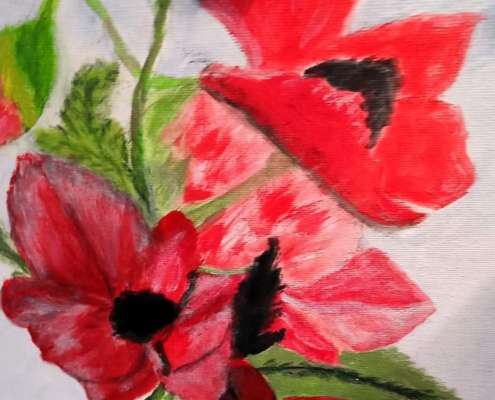 Aus einem Malkurs in einer Seniorenwohnanlage