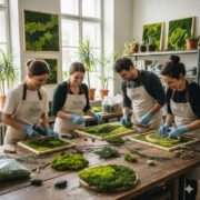 Moosbilder Workshop. Moosbilder selber machen