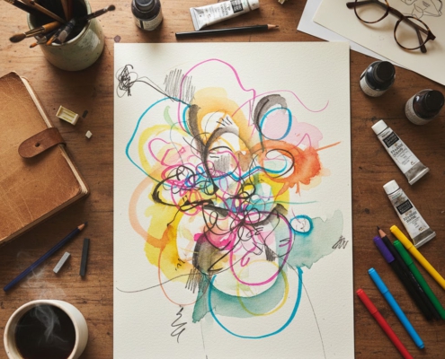 Freie abstrakte Kunst