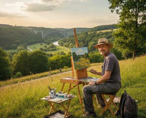 Malen in der freien Natur Solingen, Malen in der Natur