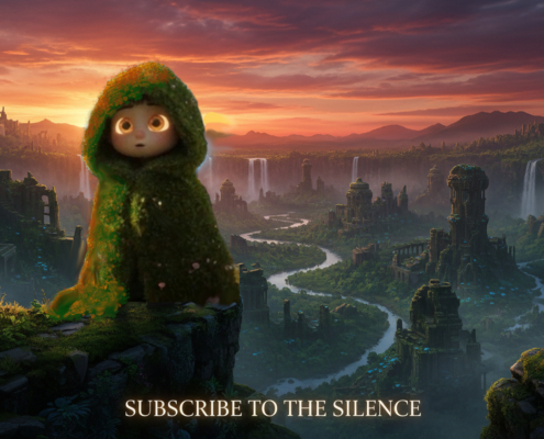 Die Zukunft der Kreativität KI in der Kunst. Lumen in der Abendsonne